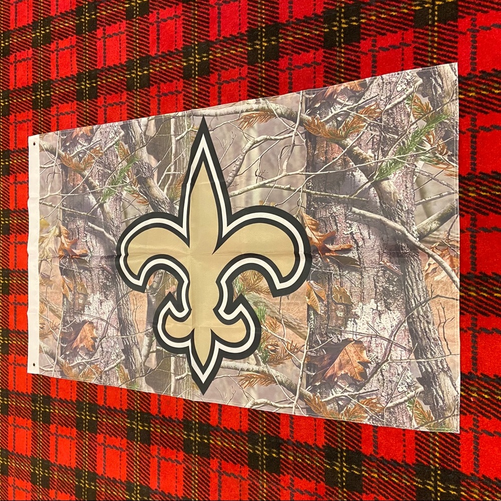 Brand new New Orleans Saints Camo banner flag